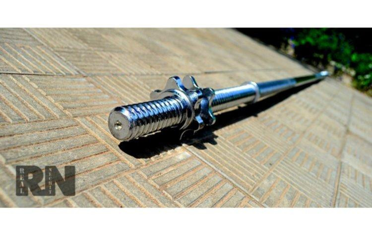 Штанга наборная на 40 кг с хромированным грифом Гантели, гири, штанги и диски Гранилит Киев - изображение 3