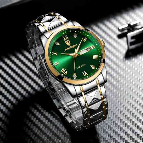 Годинник чоловічий наручний Poedagar Omega Sahara Gold (2 ремінці) Київ