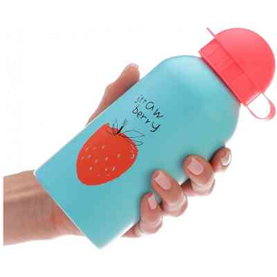 Поїльник-непроливайка Cool For School Strawberry, 500 мл., блакитна (CF61303) Вінниця