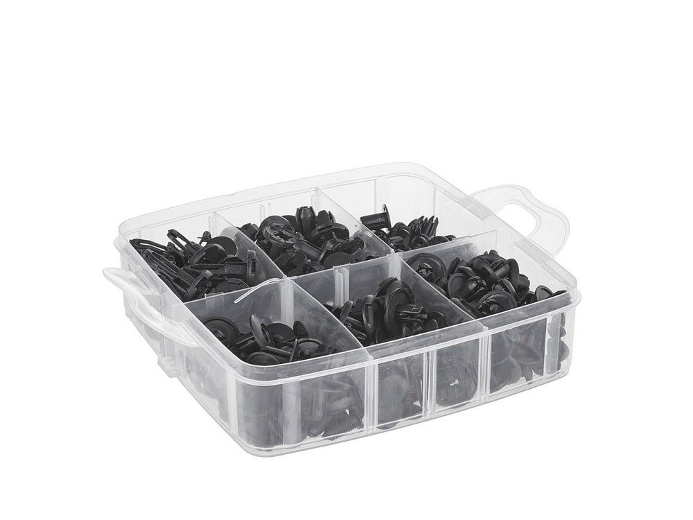 РемНабір автомобільних кліпс із знімачами "GeKo" комплект: 655 деталей - 16розмірів кліс+10стяжок+20подушечок Киев - изображение 7