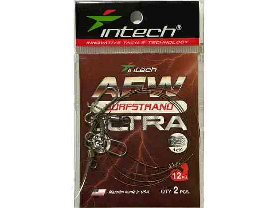 Повідець металевий 0,32мм 12кг 30см (2шт/уп) AFW Surfstrand Micro Ultra 1х19 ТМ INTECH Київ