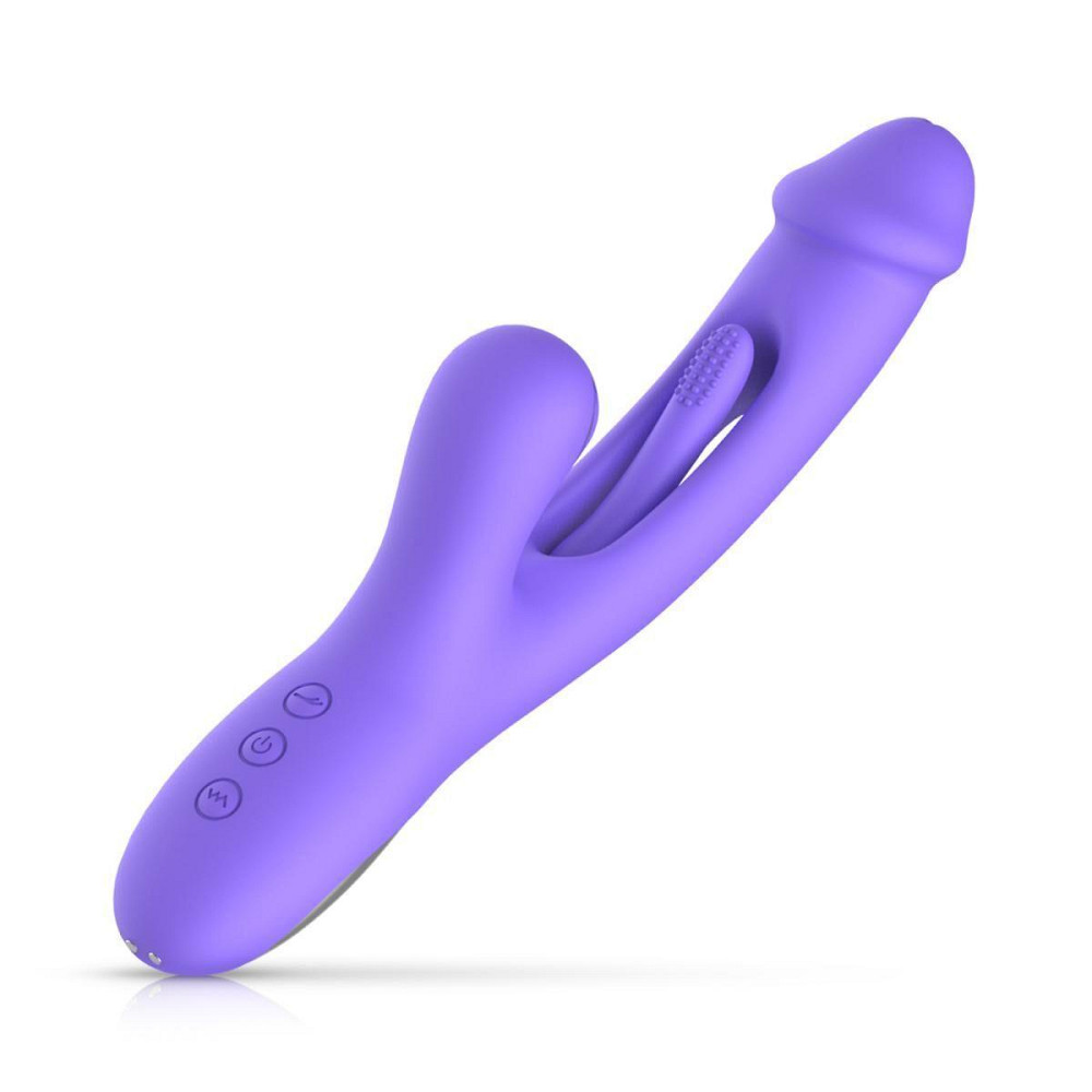 Вібратор-кролик Good Vibes Only - Tess Rabbit Vibrator with G-Spot Stimulator Sex Aura Київ - фото 1