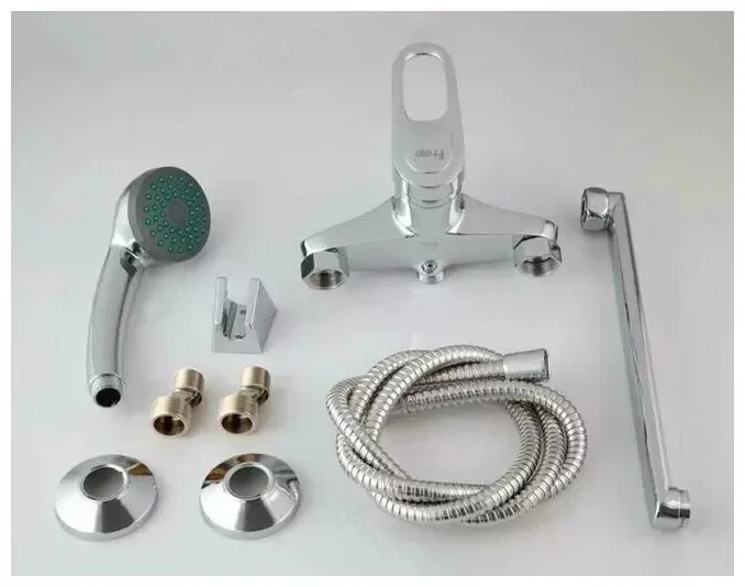 Смеситель для ванны с душевым гарнитуром Frap F22004 хром Киев - изображение 3