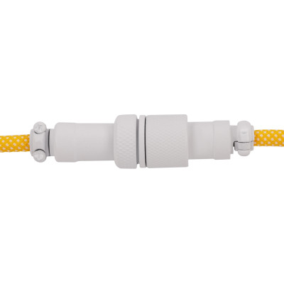 Дата кабель USB-C + USB A to USB-C 1.36m Coiled Aviator yellow Keychron (CAB16_KEYCHRON) Винница - изображение 4