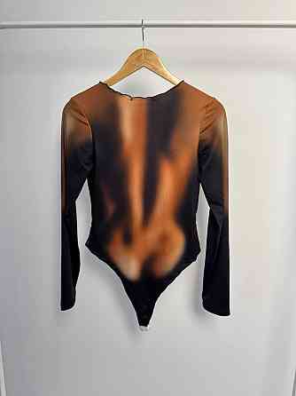 Женский привлекательный боди с пикантным принтом плотный микродайвинг Одесса