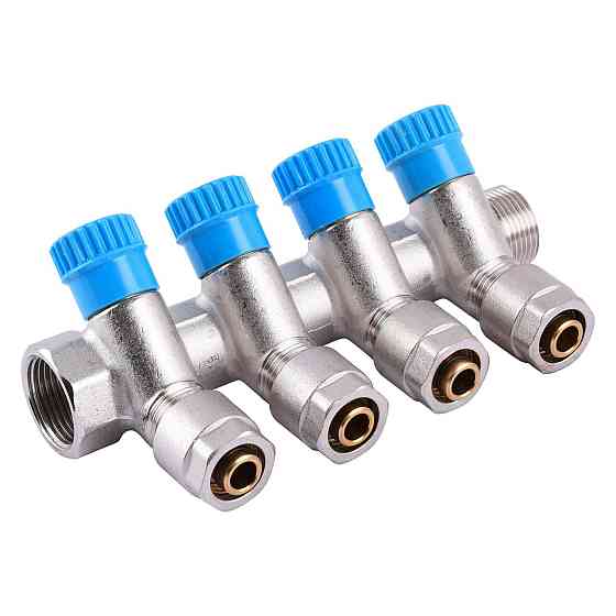 Колектор CRISTAL 3/4Gх1/2*16 - 4-ою (під 35 *) з перекриття (NM-1016) (000001632) Київ