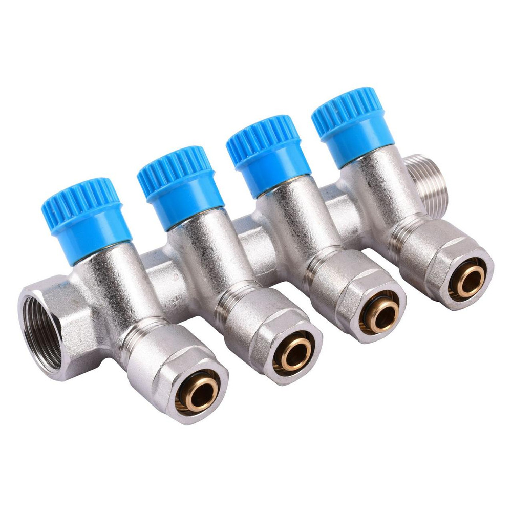 Колектор CRISTAL 3/4Gх1/2*16 - 4-ою (під 35 *) з перекриття (NM-1016) (000001632) Київ - фото 1