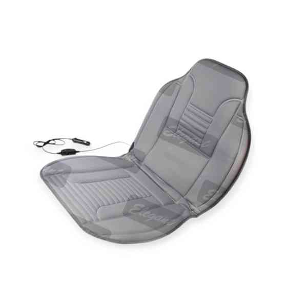 Накидка подогревом сиденья+спинка высокая серая 12в, 45вт, переключ. 3 режима, 100х50см с Мукачево