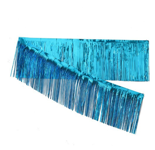 Дождик гирлянда для фотозоны 200 см на 30 см голубой Киев - изображение 1