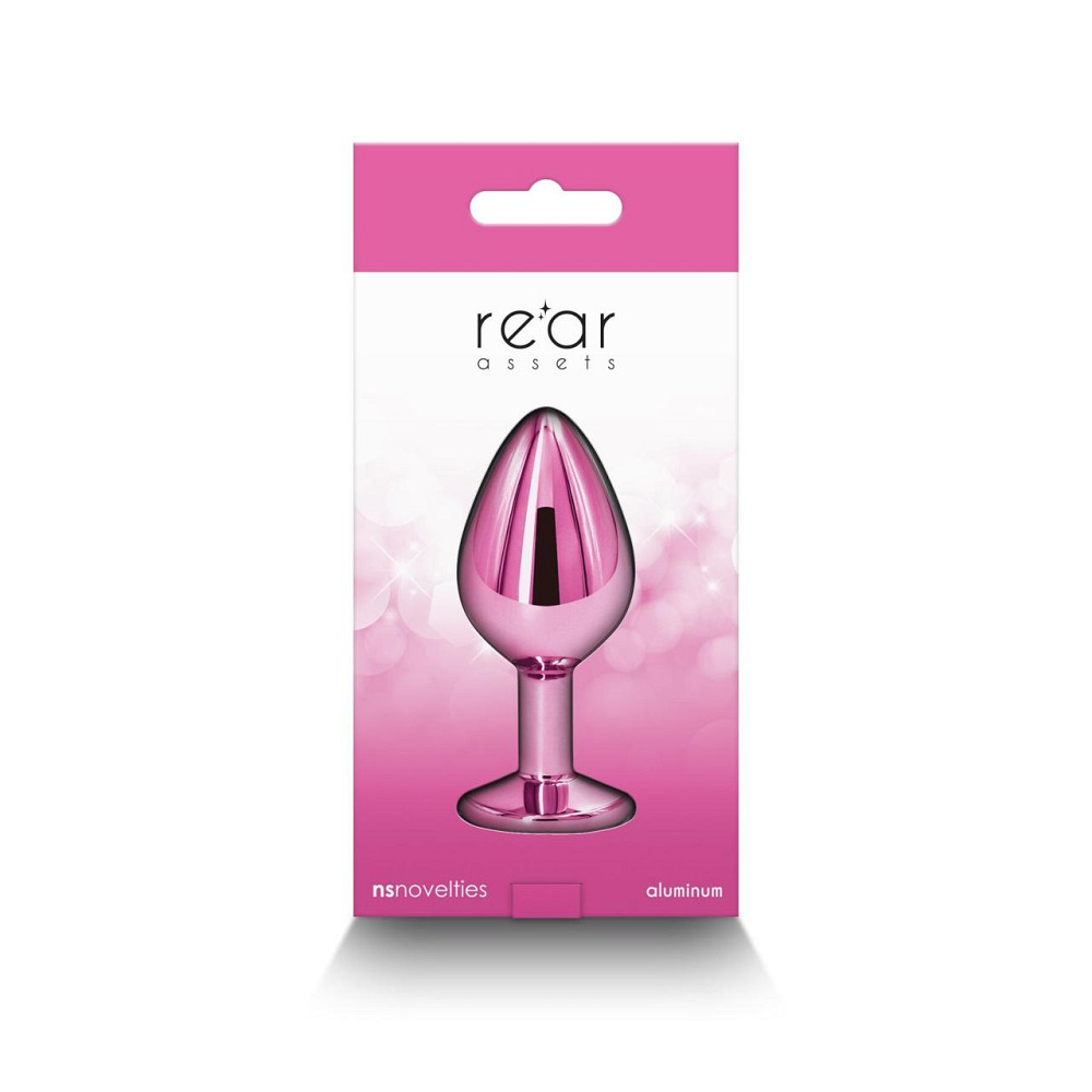 Анальная пробка NS Novelties Rear Assets - Medium - Pink Sex Aura Киев - изображение 4