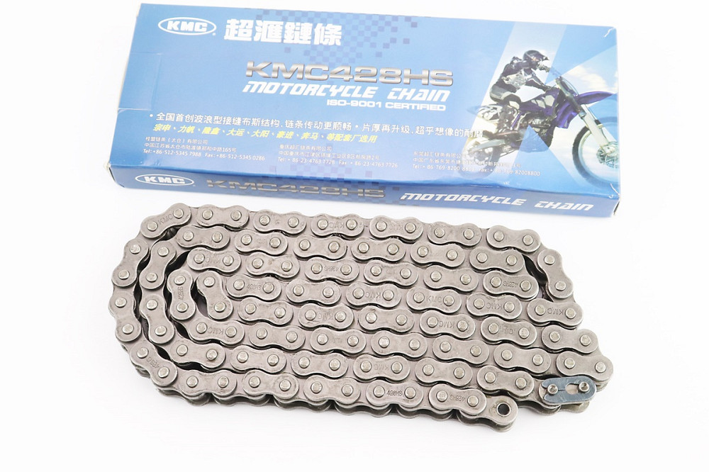 Ланцюг приводу колеса 428H 116L (оригінал) KMC Київ - фото 1