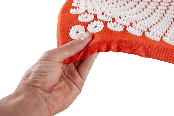 Аплікатор Кузнєцова серія Eko-Max Помаранчевий (Килимок + Чохол) – Масажний комплект для комфорту та розслаблення Івано-Франківськ - фото 4