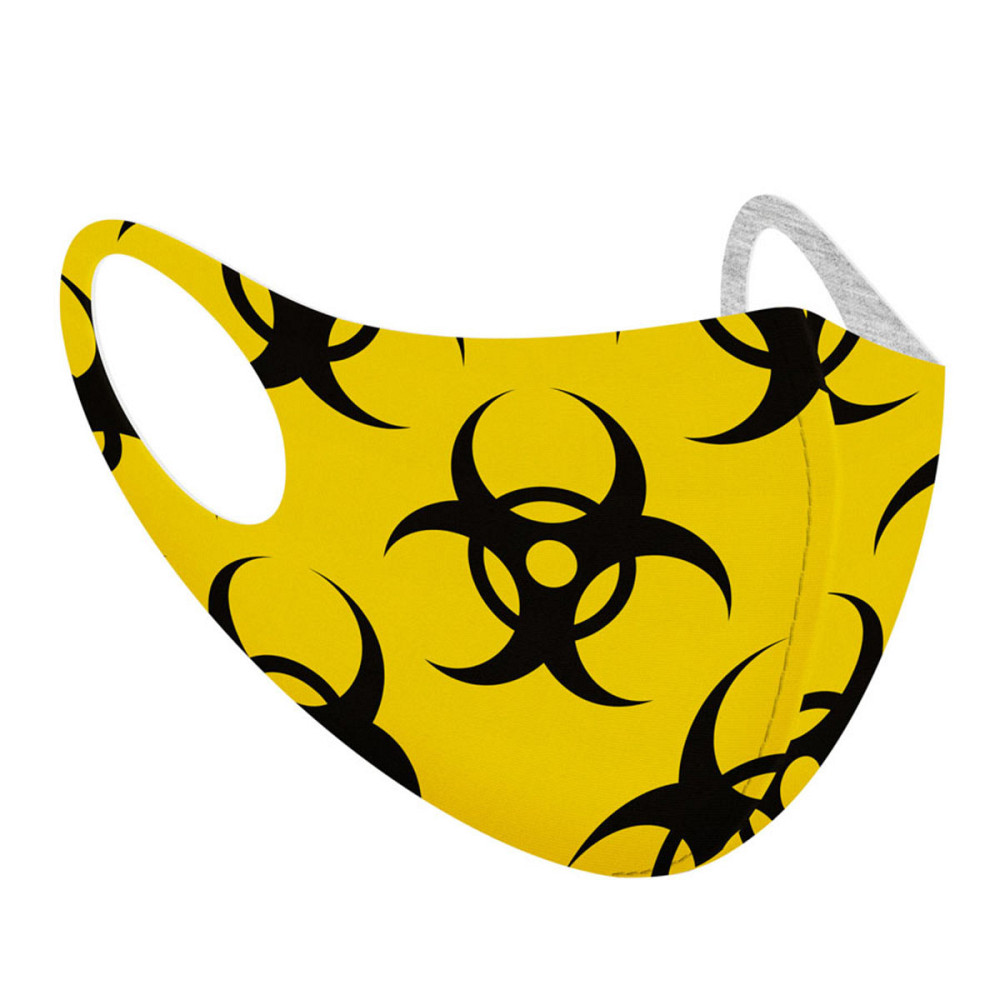 Маска захисна СoLLar з малюнком "Biohazard", розмір XS Київ - фото 1