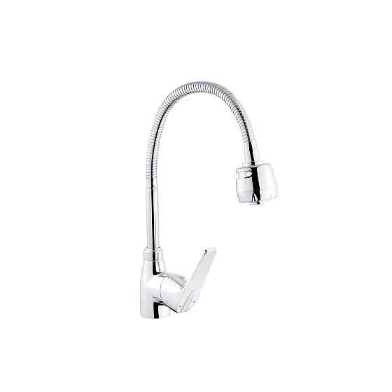 Змішувач для кухні з гнучким виливом Kroner KRM Odra - C039-1 Київ