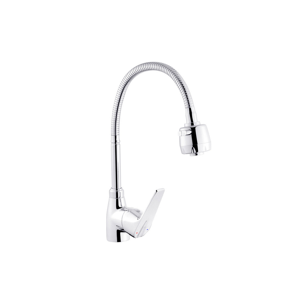 Змішувач для кухні з гнучким виливом Kroner KRM Odra - C039-1 Київ - фото 4