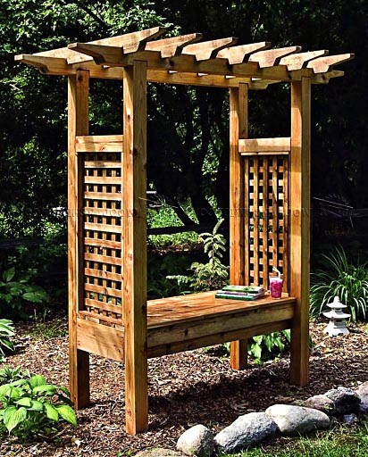 Пергола з лавкою "Жанаро" мускат Миколаїв - фото 1