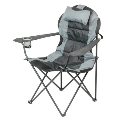 Крісло складане NeRest Рибак Трофей NR-35 чорне з сірим (4820211100629_1) Вінниця - фото 1