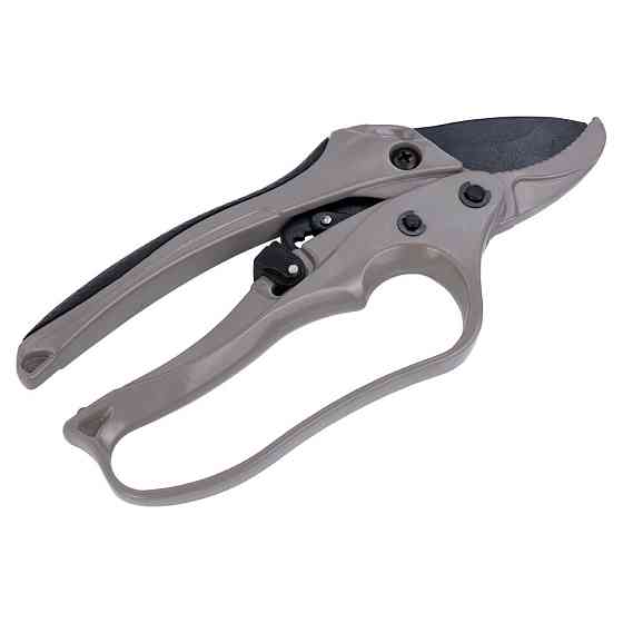 Секатор із храповим механізмом 205 мм неіржавка сталь FLORA (5021344) Київ