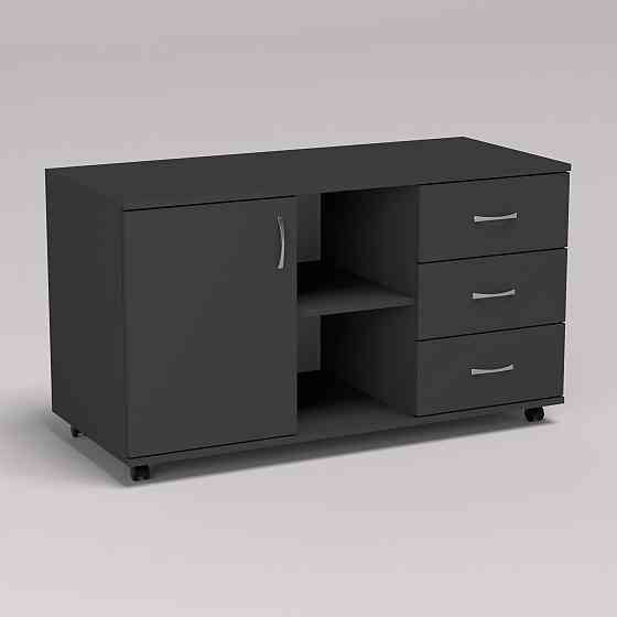 Тумба офисная ТМО-1, Антрацит, 1100/480/620 Львов