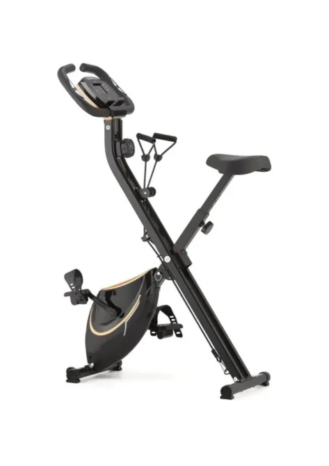 Велотренажер магнитный Gymtek FX600 складной с эспандерами черный с желтым Киев - изображение 7