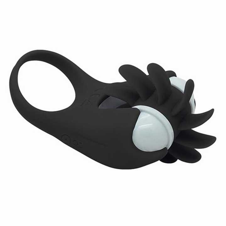 Віброкольцо з ротацією для стимуляції клітора 20 режимів Чорний Вінниця - фото 3