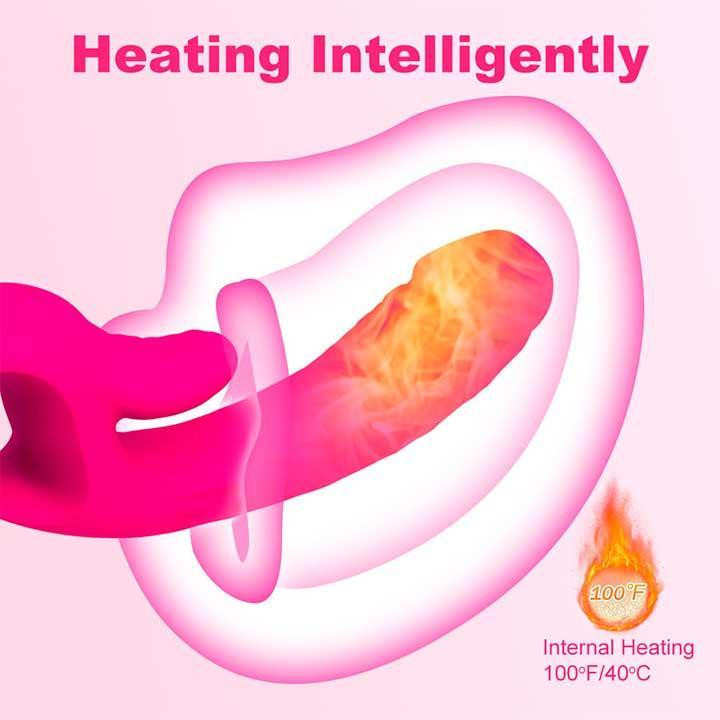 Подвійний вібратор з підігрівом для точки G і клітора We Love Вінниця - фото 5