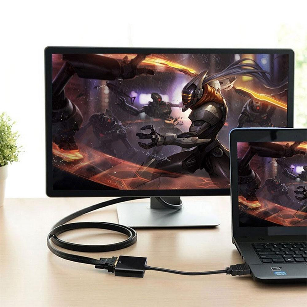 Конвертер HDMI на VGA + аудіовиход,Чорний SBR Київ - фото 2