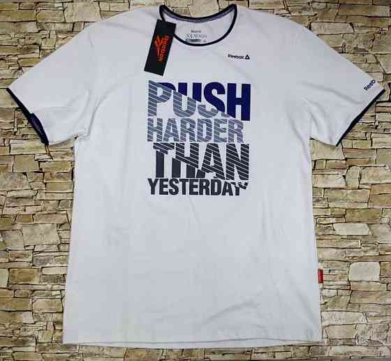 Мужская футболка Reebok,батал Киев