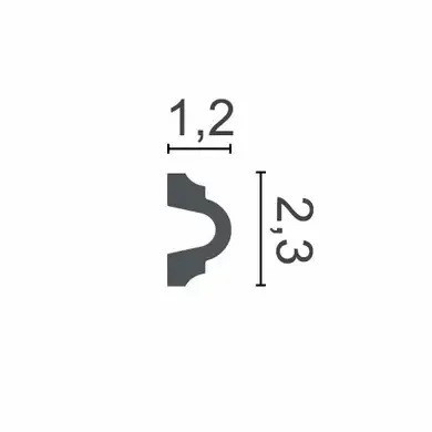 Кутовий елемент поліуретановий Grand Decor HCR 516-4 Дніпро - фото 2