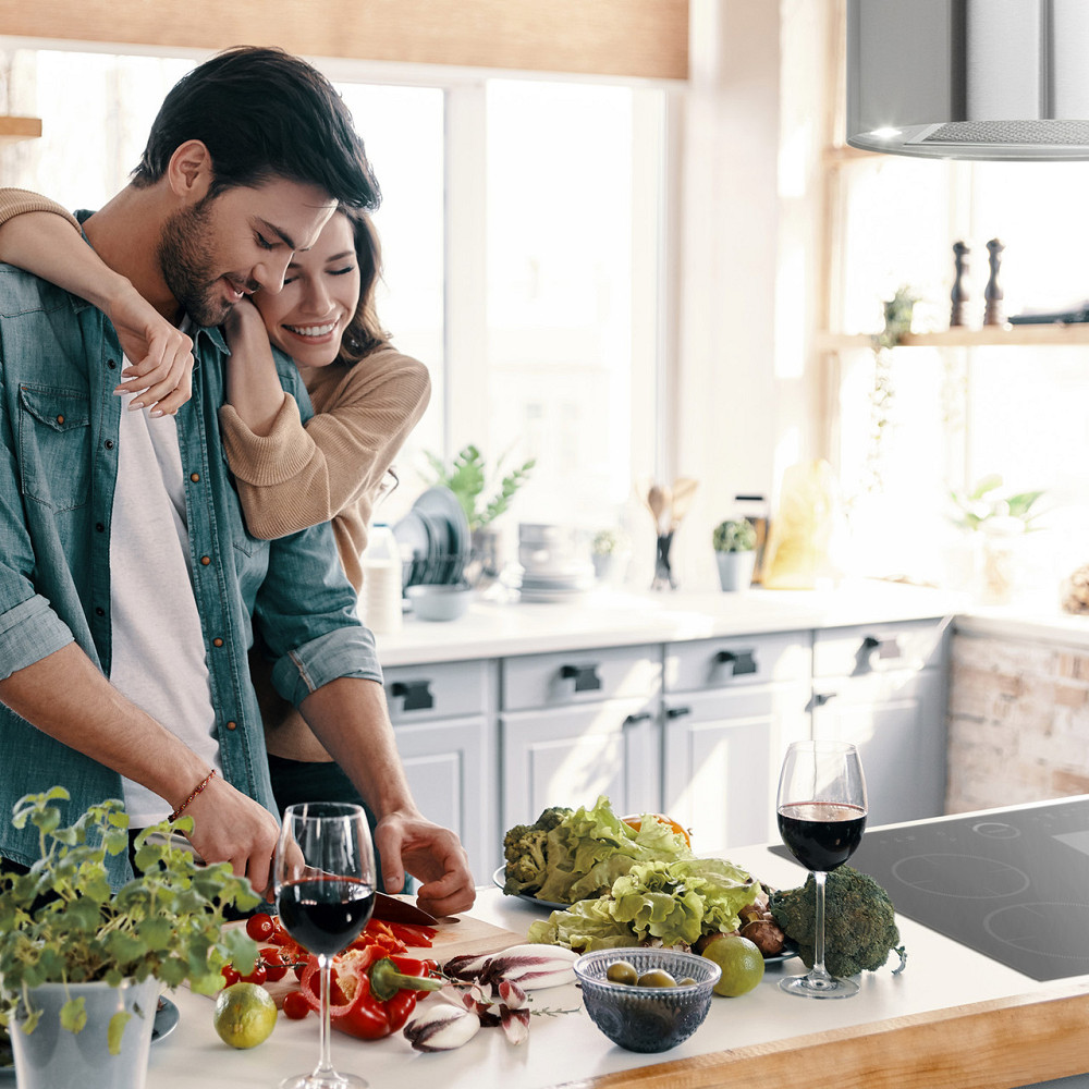 Витяжка Barett Island Ø 35 см рециркуляція 558 м3/год LED фільтр з активованим вугіллям сріблястий (Німеччина, Рівне - фото 2