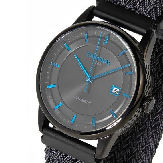 Годинник чоловічий механічний Carnival Special Smoky Magnetic (2 ремінці) Київ - фото 2