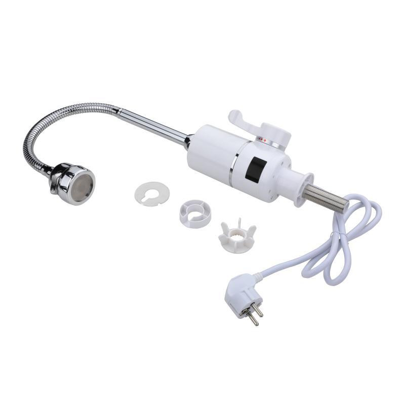 Проточний кран-водонагрівач для кухні на три режими Lidz Warm 062 LDWAR062WCR49099 White/Chrome Київ - фото 7