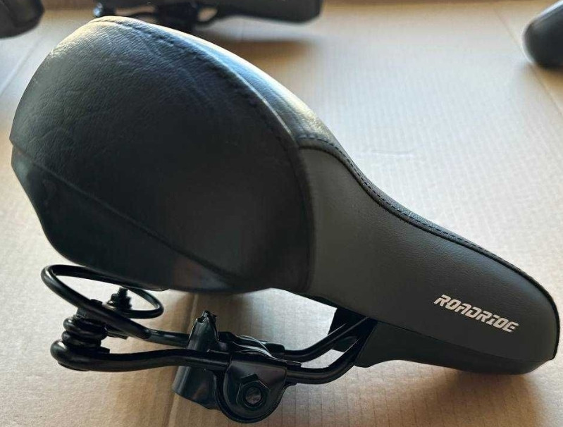 Седло на велосипед вело сідло дорожнее на пружинах Roadride. Київ - фото 1