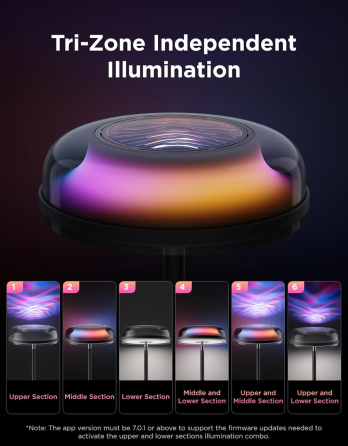 Розумний торшер Govee Uplighter RGBIC з ефектом водяних брижів: LED лампа 2 в 1, SmartThings, Alexa, Matter, білий/кольоровий Київ