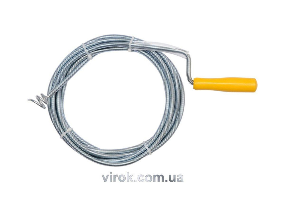 Трос пружний для чистки каналізаційних труб VOREL, Ø= 9 мм, l= 5 м  [5/10/360] Одеса - фото 1