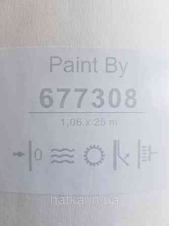 Обои под покраску виниловые на флизелине  Sintra Paint by 1.06x25 м тонкая полоска белые 677308 Киев