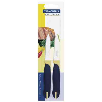 Набір ножів Tramontina Multicolor Vegetable Serrate 76 мм 2 шт (23528/213) Вінниця