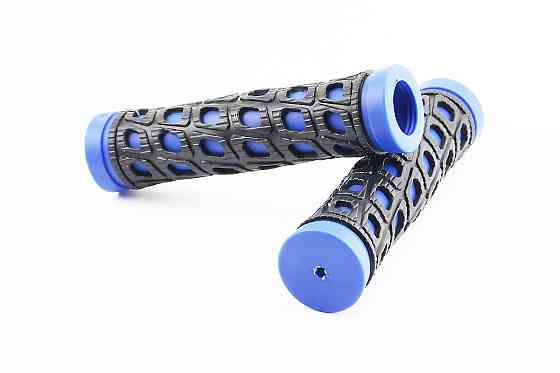 Ручки керма 130мм, чорно-сині GP-445 Киев