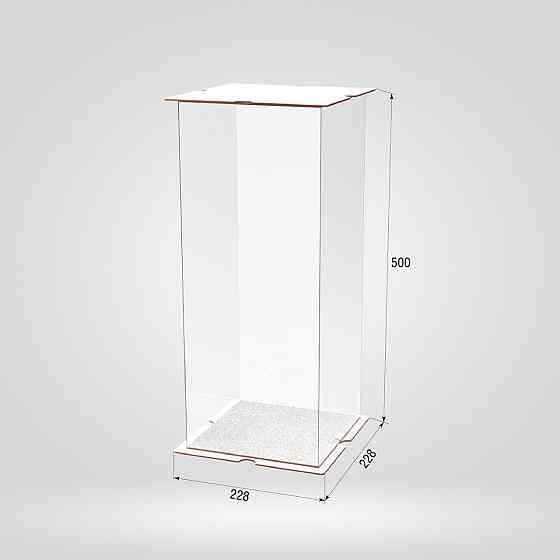 Коробка для тортів, квітів та подарунків EKOSTAR 200х200х500 Київ