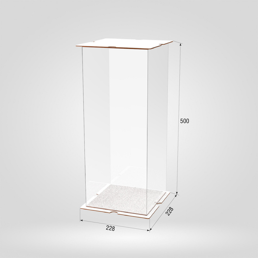 Коробка для тортів, квітів та подарунків EKOSTAR 200х200х500 Київ - фото 2