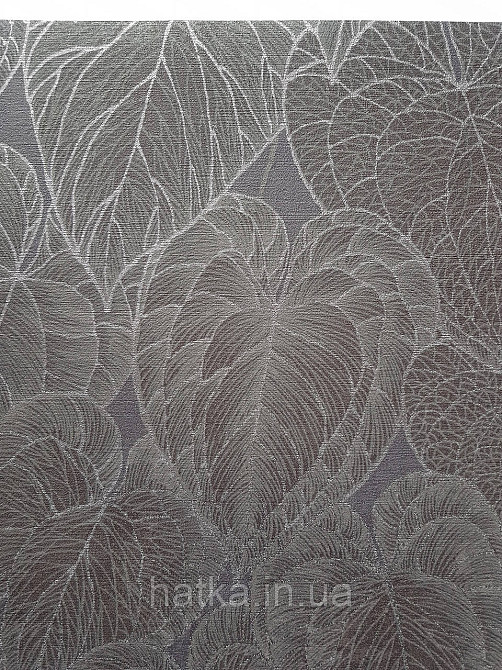 Шпалери вініл на флізеліні AS creation Metropolitan stories By Time 0,53х10 листя темно-коричневе Київ - фото 2