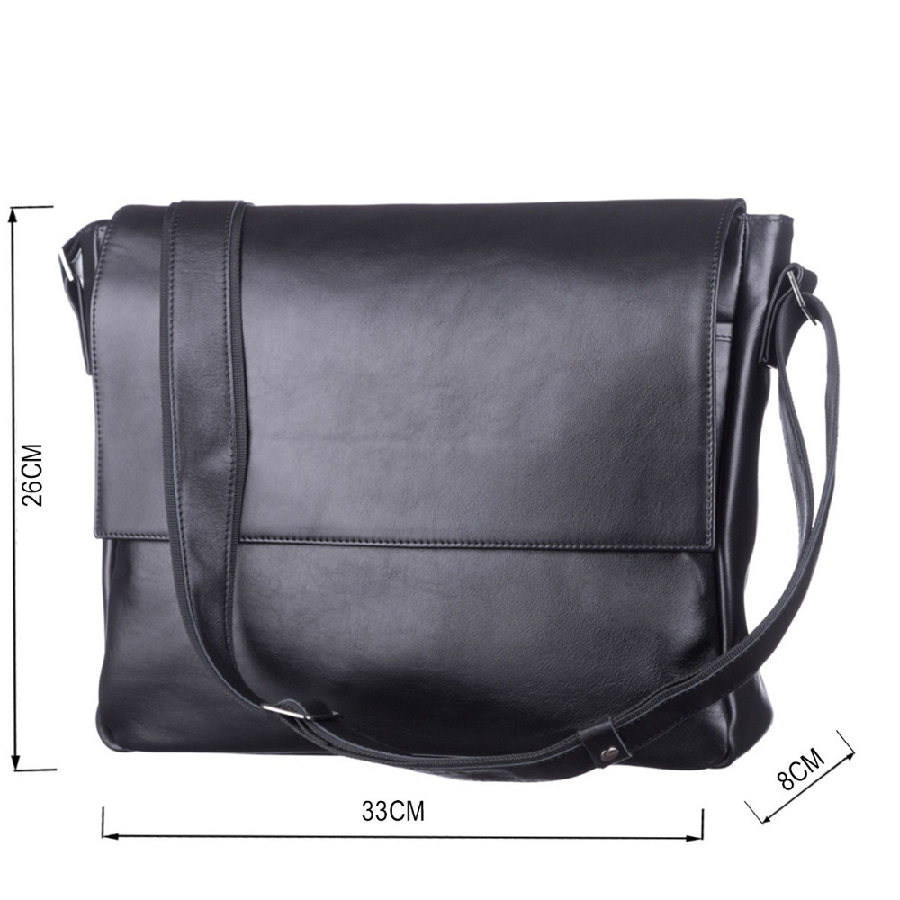 Сумка SHVIGEL 11039 кожаная Черная Киев - изображение 5