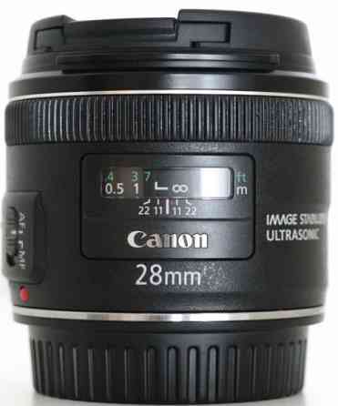 Объектив CANON 28mm. F2.8 IS USM .Как новый! Киев