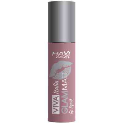 Помада для губ Maxi Color Viva Italia Glam Matt Lip Liquid 01 (4823097114681) Винница