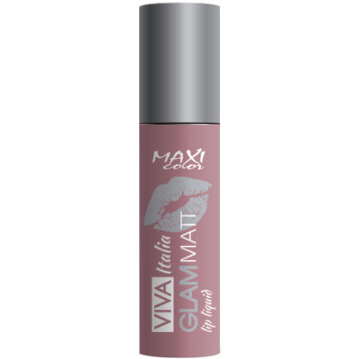 Помада для губ Maxi Color Viva Italia Glam Matt Lip Liquid 01 (4823097114681) Винница - изображение 1