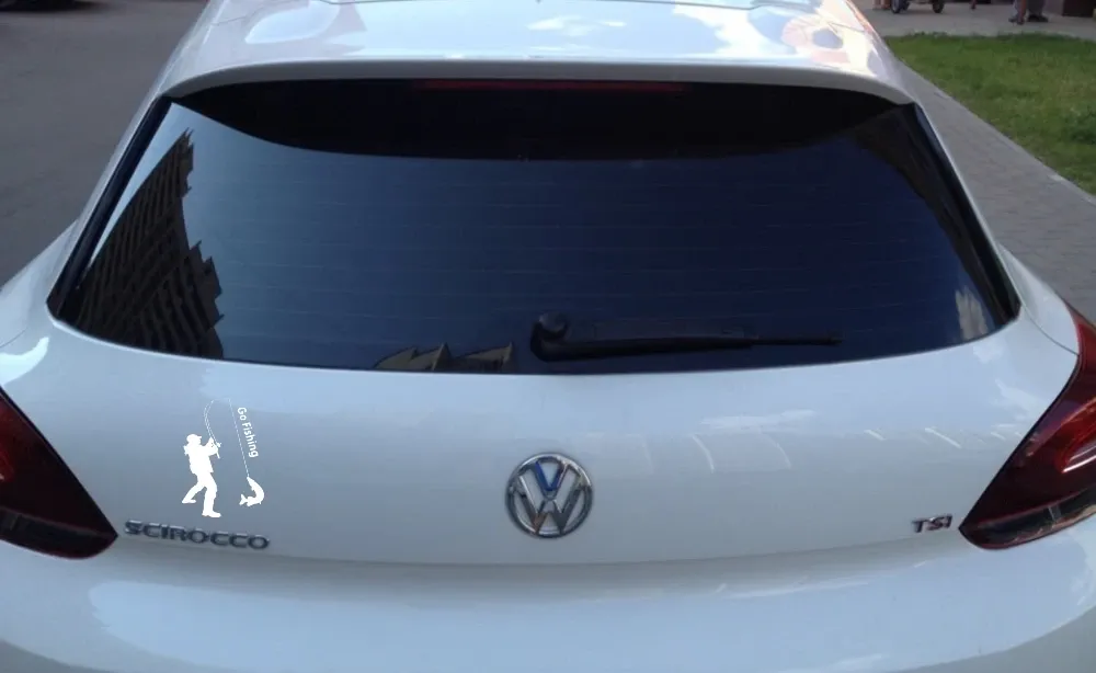 Наклейка на авто на тему риболовля Київ - фото 6