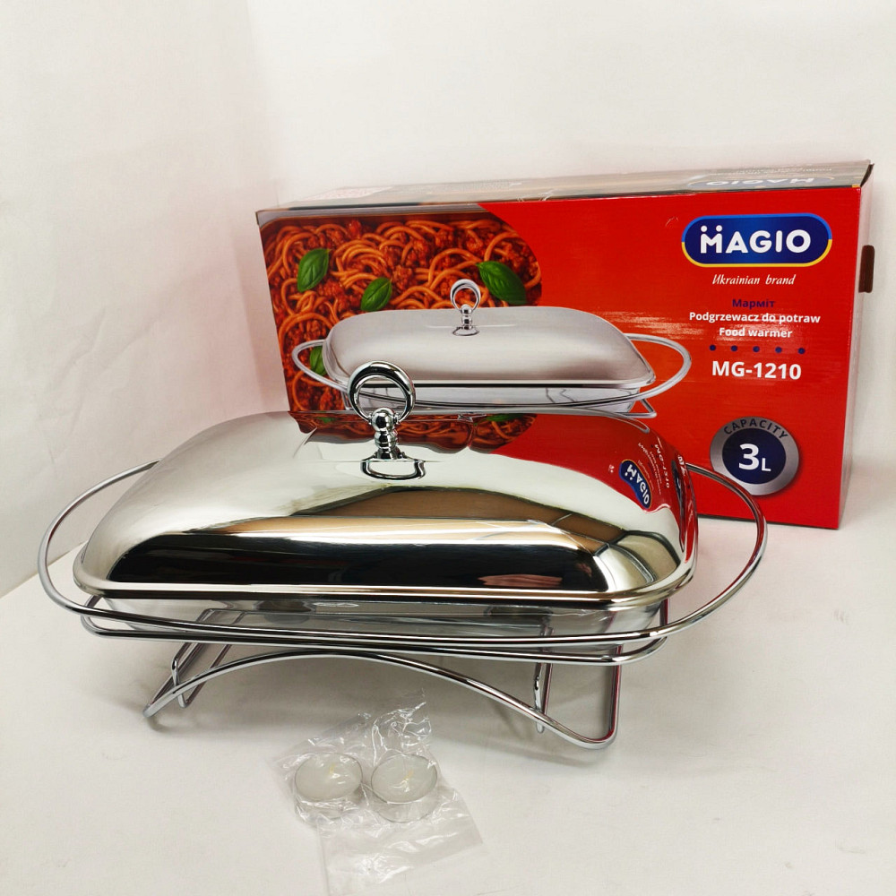 Мармит с подогревом, Мармитница для поддержания температуры блюд, Мармит для разогрева еды YR-19 Львов - изображение 4