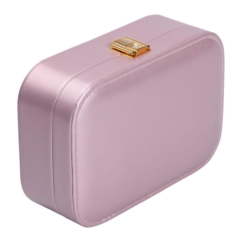 Скринька для прикрас з еко шкіри 20×14×7 см із дзеркалом органайзер для ювелірних виробів HP-5-32P Київ - фото 4