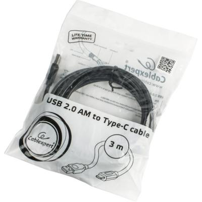 Дата кабель USB 2.0 Type-C to AM 3.0m Cablexpert (CCP-USB2-AMCM) Вінниця - фото 2