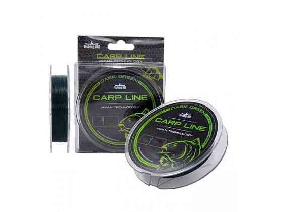 Лiска d=0,309 (350м) 11,95kg Dark Green Carp Line 152-11-309 ТМ FISHING ROI Київ